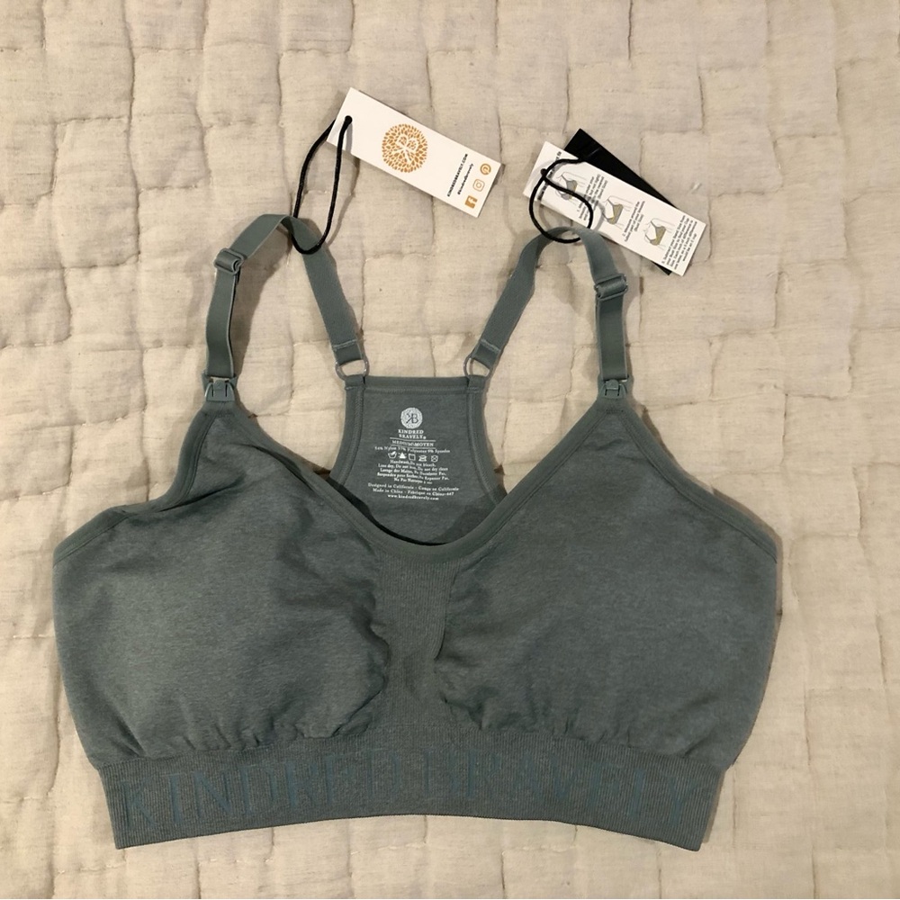 Nursing sports bra
